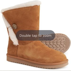 KOOLABURRA BY UGG Chestnut Suede Alamie Cozy Boots 397S0